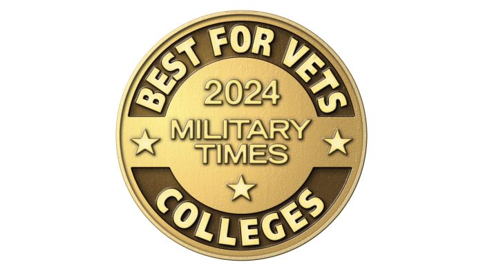 Best for Vets medallion logo - shiny gold!