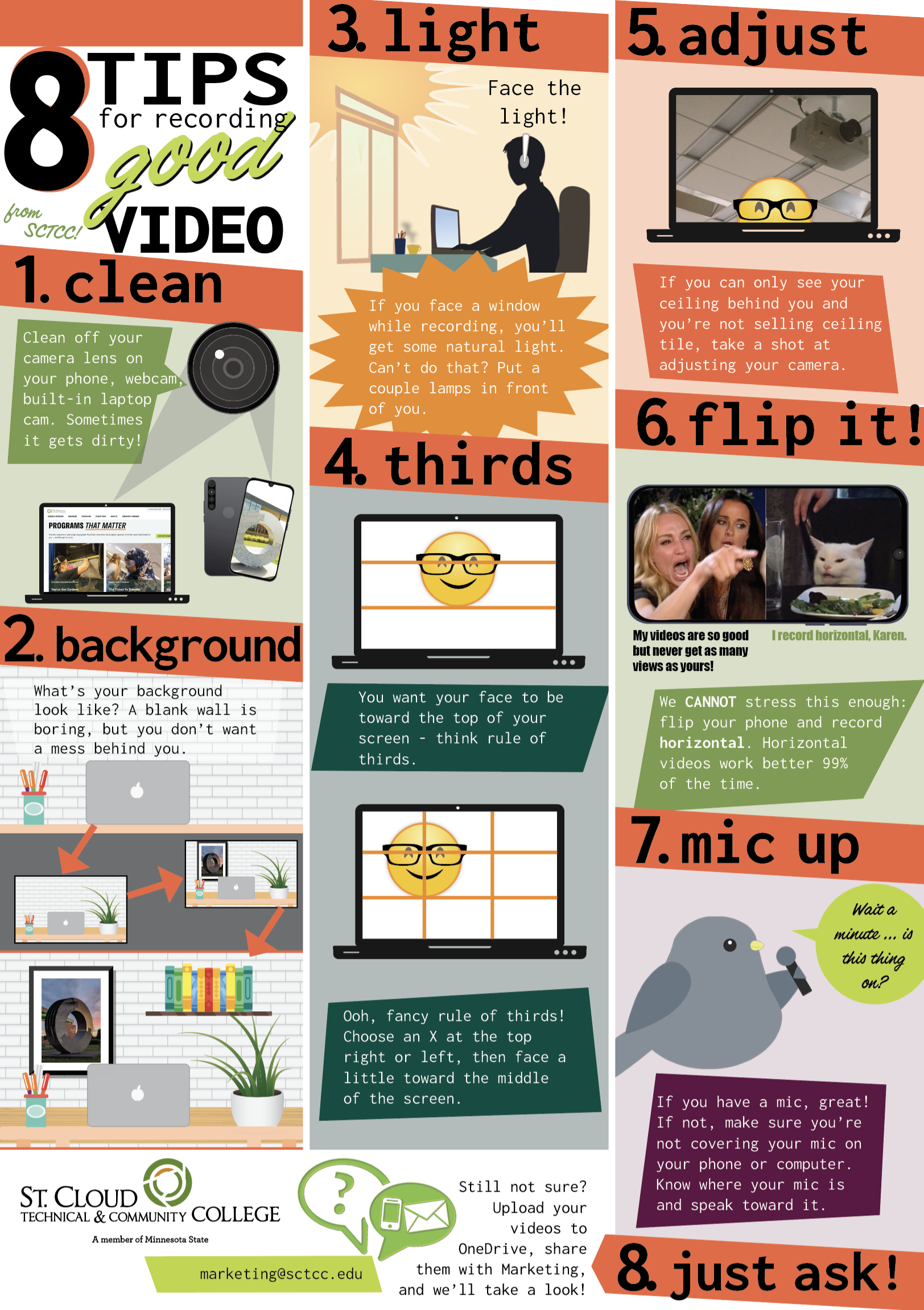 decorative explanation of video tips, click link above to visit page with text