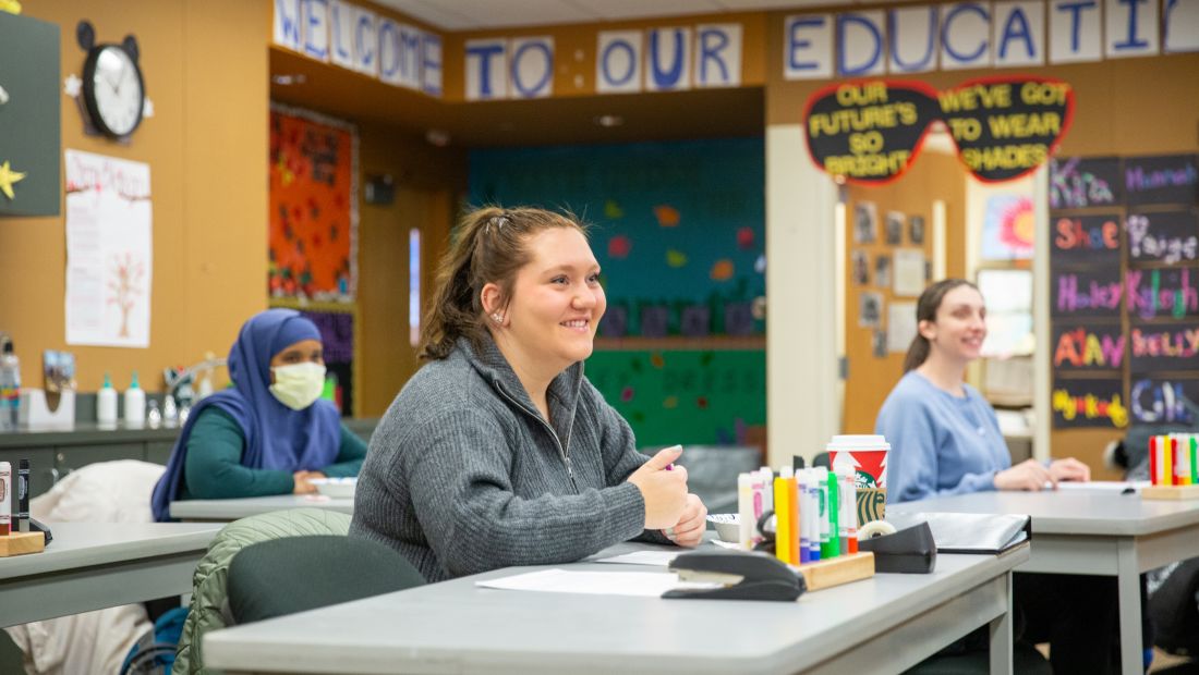 class of Education students