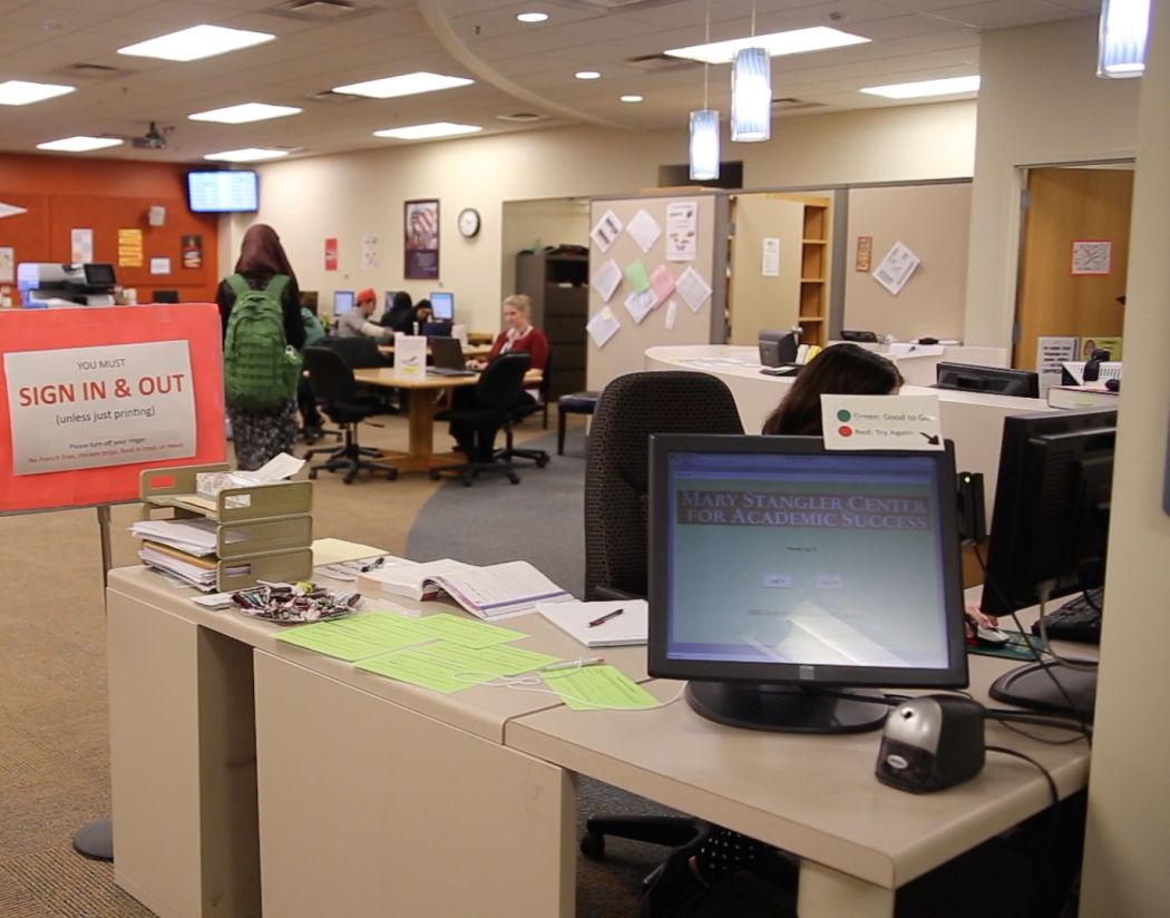 Inside of the Center for Academic Success