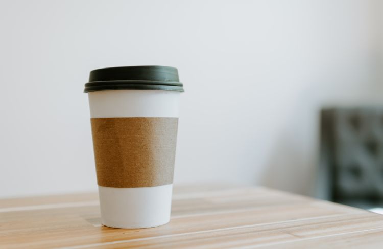 Coffee in a to-go cup