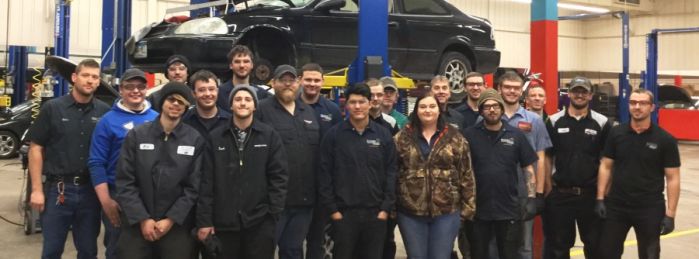 Automotive Service Technician students