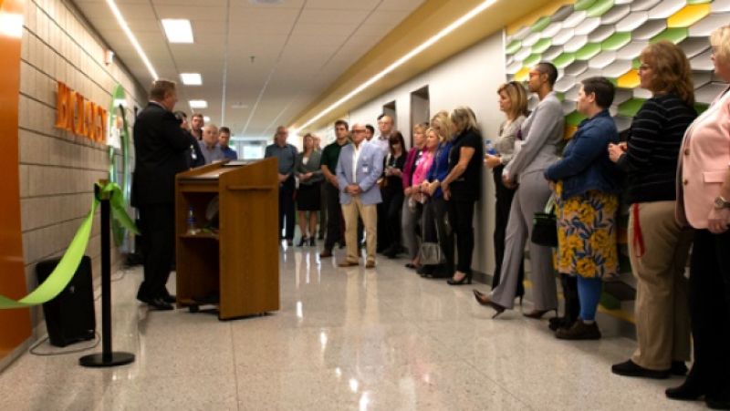 Bio Lab Ribbon Cutting