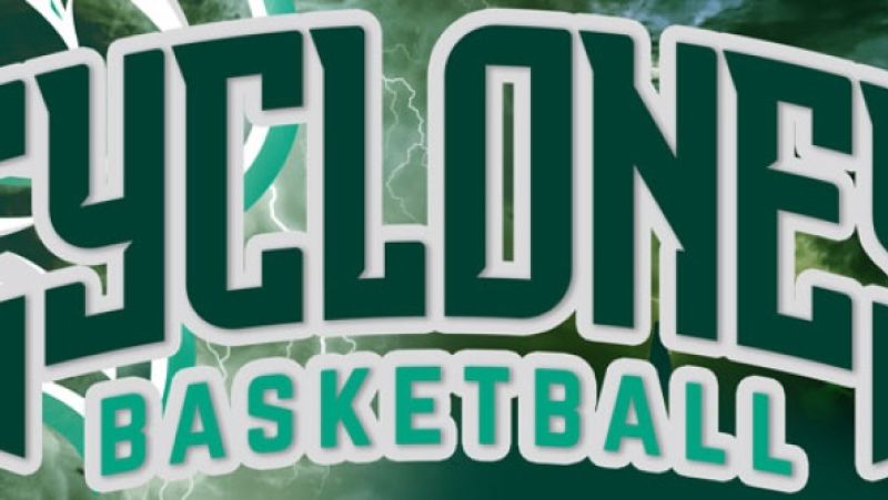 Cyclones Basketball text logo
