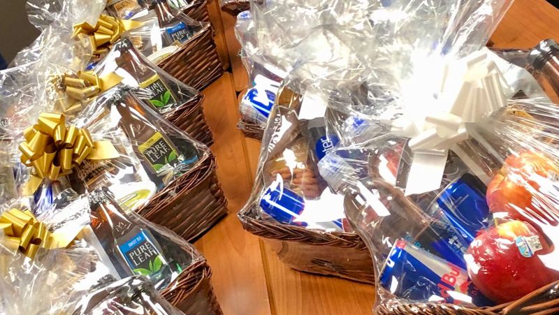 Gift baskets for national guard