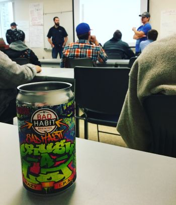 Bad Habit Brewing Presenting in Business Class
