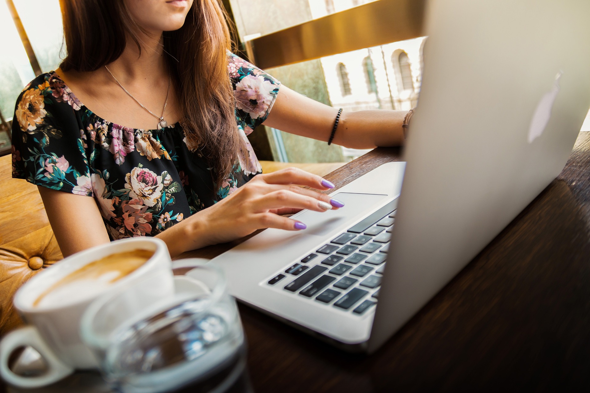 woman on laptop