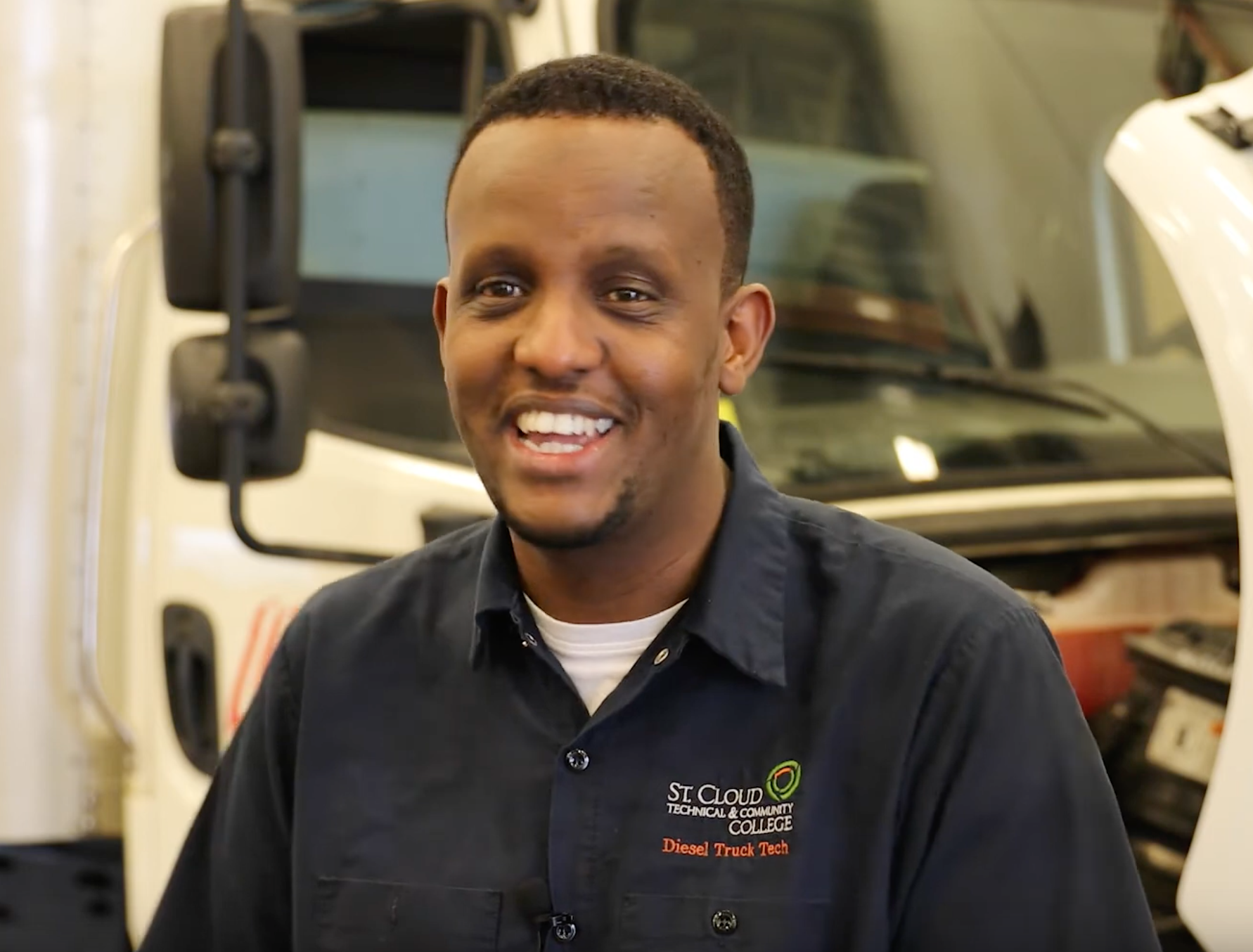 Mohamud Mohamud smiling